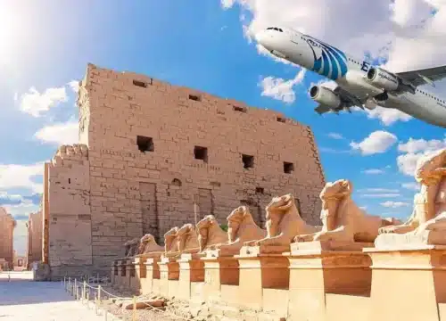 Luxor Tagesausflug mit dem Flugzeug ab Hurghada