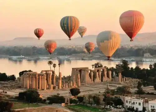 Luxor aus dem Heißluftballon – die Landschaft der Pharaonen von oben